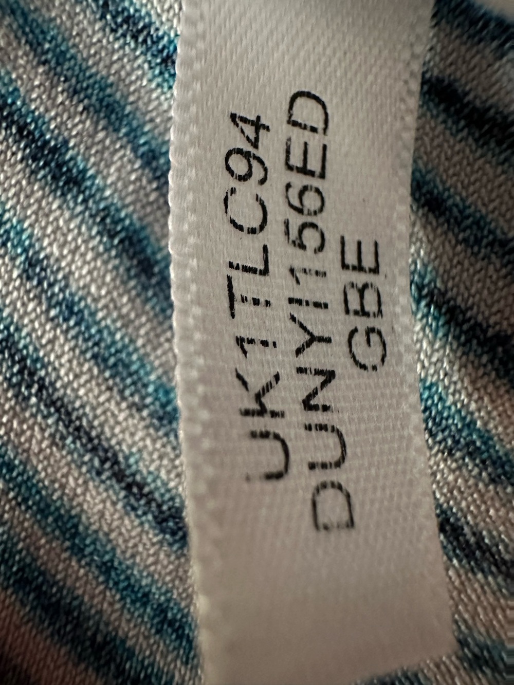 Dkny Designer Blue & White Wrap-Style V-Neck Blouse Elegant Office Luxe - Picture 12 of 14